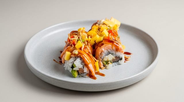 Salmon Special Roll.