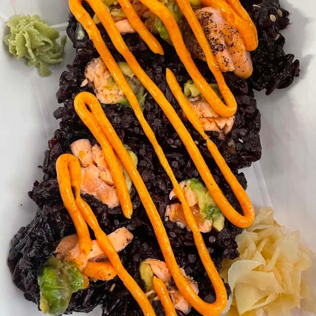 Grilled Salmon Roll.